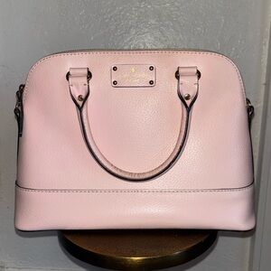 Kate Spade Wellesley Rachelle Satchel in Light Pink Leather